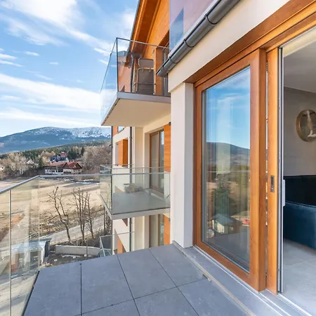 W Karkonoszach Z Widokiem Na Góry, Obok Aquaparku, Blisko Do Wang Apartament Karpacz