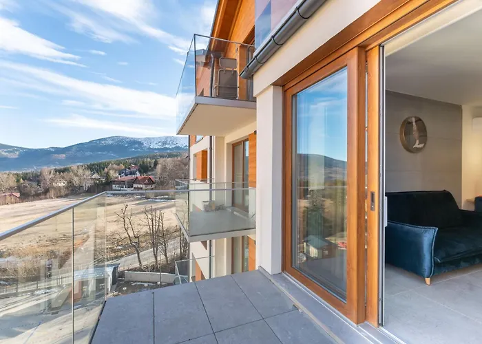 W Karkonoszach Z Widokiem Na Góry, Obok Aquaparku, Blisko Do Wang Apartament Karpacz